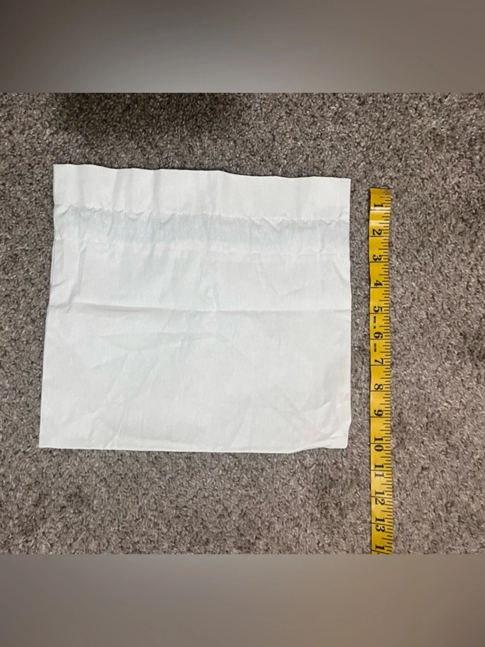 #13 COACH Drawstring Dust Bag in White - Picture 3 of 3
